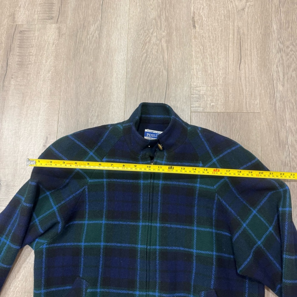 Vintage Pendleton 100% Wool Women’s Jacket Plaid USA Made Size S-M - Picture 9 of 12